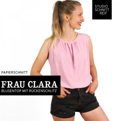 �rmellose Bluse FRAU CLARA Papierschnittmuster Studio Schnittreif