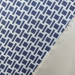 Wildlederimitat Quadrate Rechtecke grafisch Fake Suede, blaugrau cremewei�