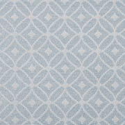 Dekostoff Rauten Glitzer Jacquard Double Face, silber hellblau