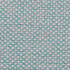 Outdoorstoff Teflon Feines K�stchenmuster meliert, t�rkis natur