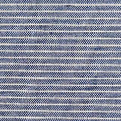 Dekostoff Streifen schmal recycled, natur jeansblau