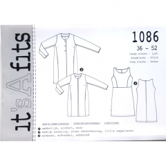 1086 Longblazer & Kleid Schnittmuster it's A fits