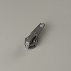 1 Schieber f�r mittelgraue Rei�verschl�sse "1 m Rei�verschluss metallisiert GOLD/SILBER/GUNMETAL/KUPFER 6,5 mm Spirale"
