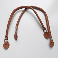 Taschenhenkel Kunstleder 63,5 cm oval zum Ann�hen, Havanna braun (mittelbraun)