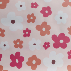 Aqua Protect Regenmantelstoff Blumen, mauve wei� camel hellrosa