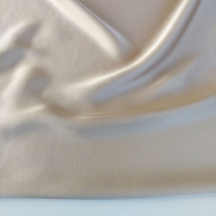 Silky Viskose Rayon Webware uni, hellbeige aus LENZING™ ECOVERO™ Viscosefasern