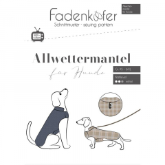 Papierschnittmuster Allwettermantel Hunde Fadenk�fer