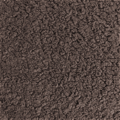Teddy Boucle Stoff Schafsl�ckchen dick weich, dunkelbraun