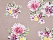 RESTST�CK 62 cm Viskose Blumen Dahlien, dunkelbeige