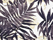 RESTST�CK 50 cm Viskose Leinen Palmbl�tter, braun cremewei�