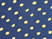 RESTST�CK 75 cm Viskosestoff Kringel, dunkles jeansblau