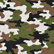 Dekostoff Camouflage Leinenlook, braun gr�n
