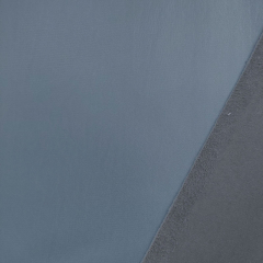 Lederimitat mit Wildleder-Imitat R�cken elastisch, stahlblau