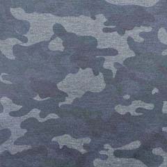 Punto di Roma Jerseystoff Camouflage, dunkelblau anthrazit