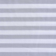 RESTST�CK 60 cm Jerseystoff Streifen 1 cm garngef�rbt, hellgrau wei�