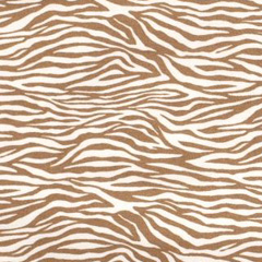 RESTST�CK 184 cm Stretchstoff Bengalin Zebramuster Animal Print, beige creme