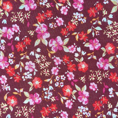 Viskosestoff Popelin Streubl�mchen, pink rosa rot weinrot