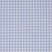 Baumwollstoff Vichykaro 2,7 mm, hellblau wei�