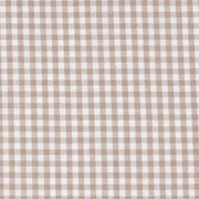 Baumwollstoff Vichykaro 2,7 mm, beige wei�