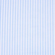 Baumwollstoff Streifen 3 mm garngef�rbt, hellblau wei�