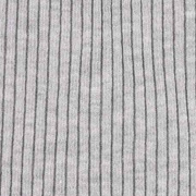 B�ndchenstoff gerippt Hipster-Beanie Stoff, hellgrau meliert