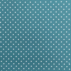 Baumwollstoff kleine Punkte beschichtet Petite Dots, wei� petrol