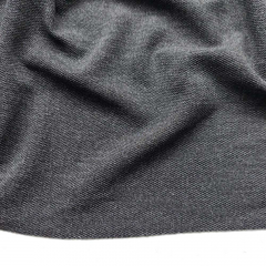 RESTST�CK 50 cm Jerseystoff Punto di Roma Pique Romanitjersey, dunkelgrau