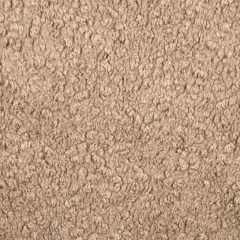 Teddy Boucle Stoff Schafsl�ckchen dick weich, camel