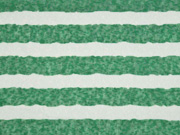 RESTST�CK 120 cm leichter Strickstoff Blockstreifen, ecrue gr�n