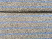 RESTST�CK 50 cm festerer French Terry Streifen grau/blau