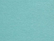 B�ndchenstoff Meterware Glattstrick uni, mattes aquamarin