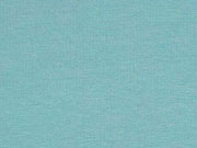 angerauter Sweat Stoff uni, mattes aquamarin