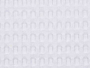 Frottee Waffelmuster XL, weiss