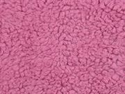 Teddyfleece Teddyfell aus Baumwolle, helles pink