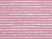 Jerseystoff Streifen blurry stripes, wei� altrosa