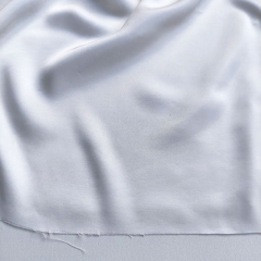 Silky Viskose Rayon Webware uni, wei�, aus LENZING™ ECOVERO™ Viscosefasern