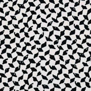 Viskose Twillstoff kleine Rauten, schwarz helltaupe