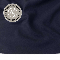 RESTST�CK 50 cm Woll-Cashmere Blend Velourstoff Deadstock, dunkelblau