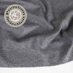 Woll-Kaschmir Stoff Wollstoff Deadstock, grau meliert