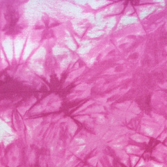 Baumwollstoff mit Stretch Batik Look, pink wei�