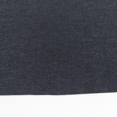 Punto di Roma Heavy Stretchjersey Fischgr�tmuster, blau schwarz