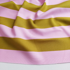 Canvas Stoff Blockstreifen 5 cm, rosa gelbgr�n