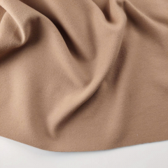 Jackenstoff Mantelstoff Velourstoff Lodenstoff weich uni - camel
