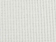 Strickstoff Baumwolle Halbpatent gerippt, cremewei�