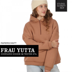 Papierschnittmuster Hoodie Troyer FRAU YUTTA Studio Schnittreif