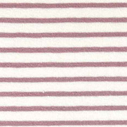 Jersey Stoff Streifen, altrosa cremewei�