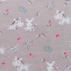 Jerseystoff Zebras, hellaltrosa