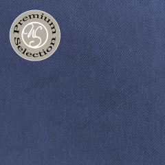 EINZELST�CK 120 cm Baumwolltwill Trenchcoatstoff Jackenstoff Hosenstoff - Admiral Blue