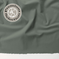 Silky Cotton Baumwollstoff Blusenstoff Hemdenstoff uni, Verde Comodoro (army gr�n) - Made in Italy