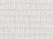 Waffelpiqu� Frottee Stoff, cremewei�